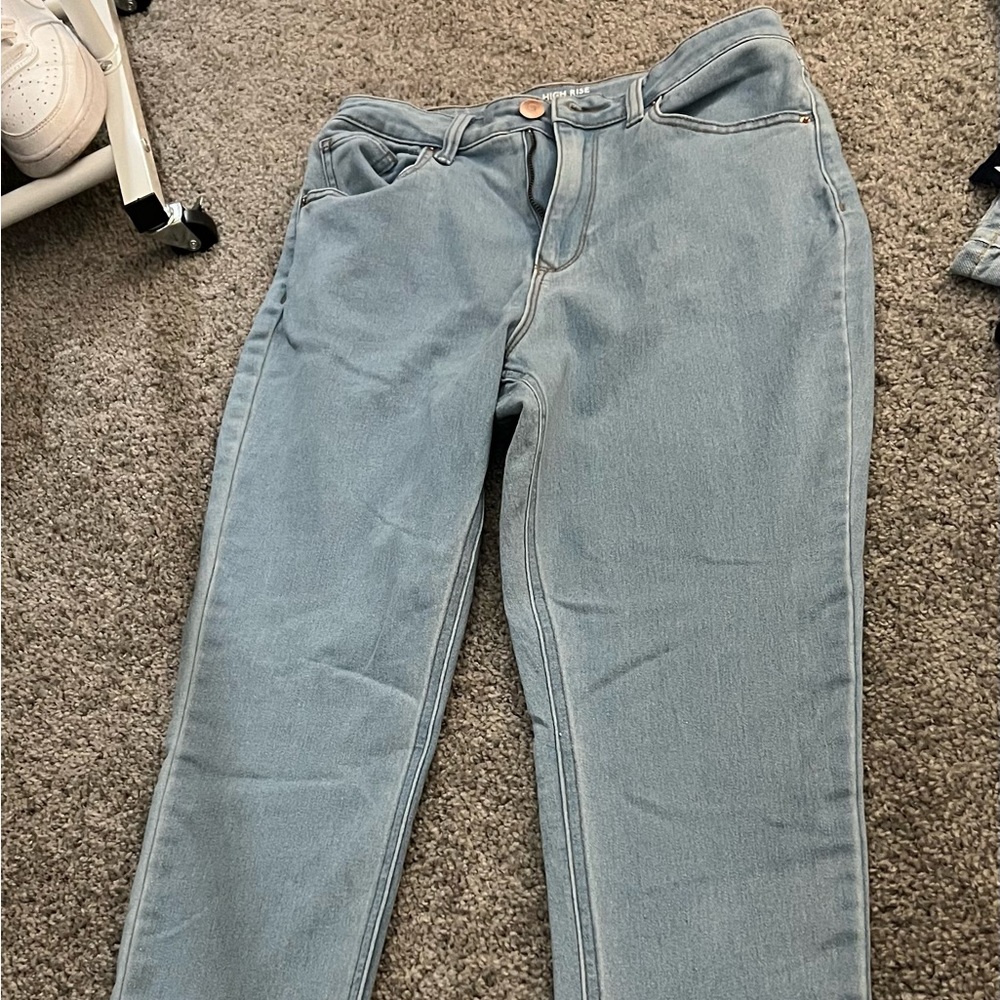 High rise jeans